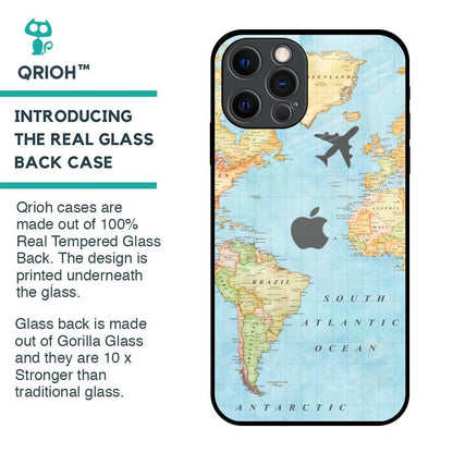 Fly Around The World Glass Case for iPhone 12 Pro