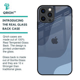 Navy Blue Ombre Glass Case for iPhone 12 Pro