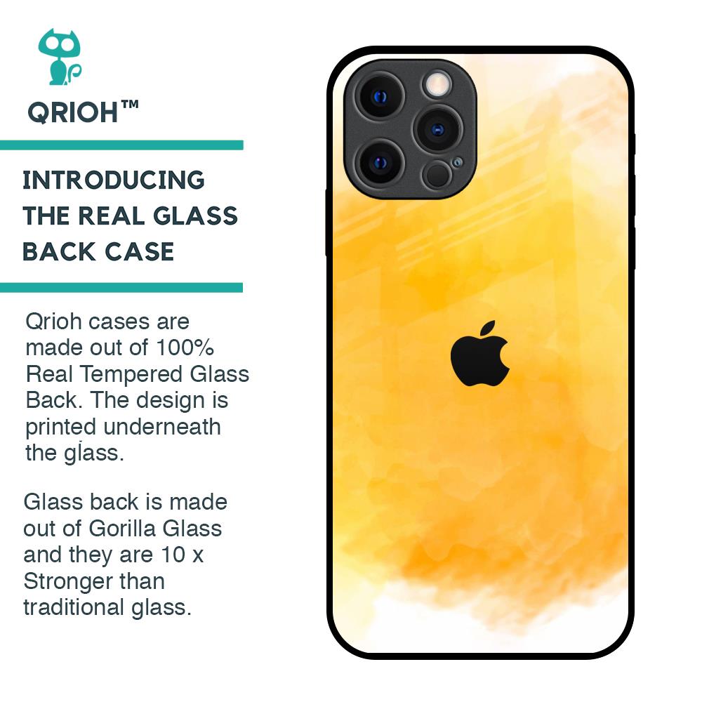 Rustic Orange Glass Case for iPhone 12 Pro