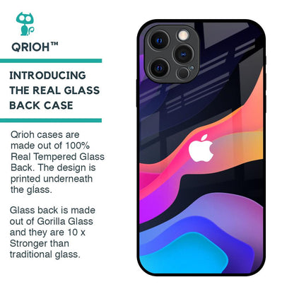 Colorful Fluid Glass Case for iPhone 12 Pro