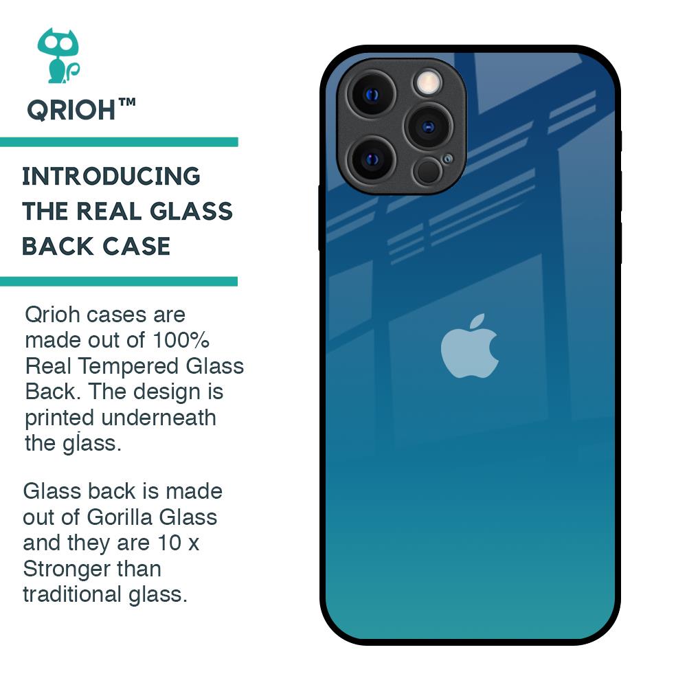 Celestial Blue Glass Case For iPhone 12 Pro