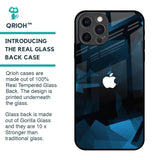Polygonal Blue Box Glass Case For iPhone 12 Pro
