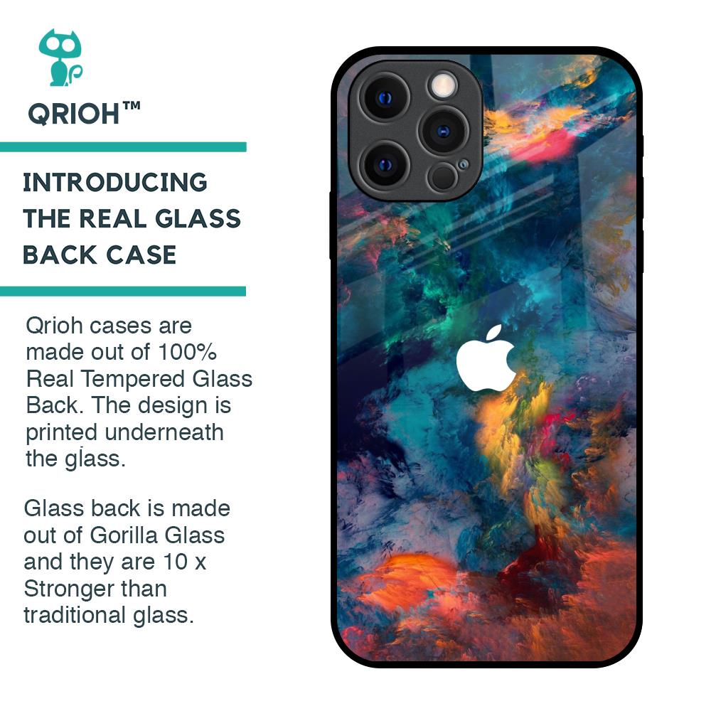 Colored Storm Glass Case for iPhone 12 Pro