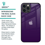 Dark Purple Glass Case for iPhone 12 Pro