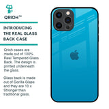 Blue Aqua Glass Case for iPhone 12 Pro