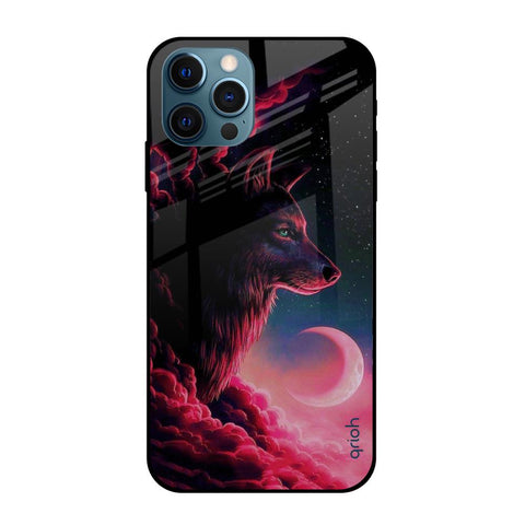Moon Wolf Apple iPhone 12 Pro Glass Cases & Covers Online