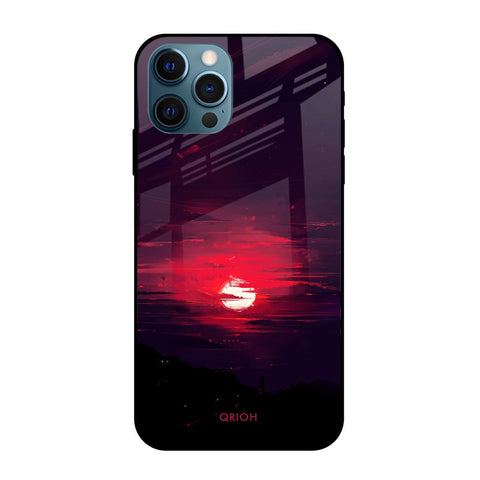 Morning Red Sky iPhone 12 Pro Glass Cases & Covers Online