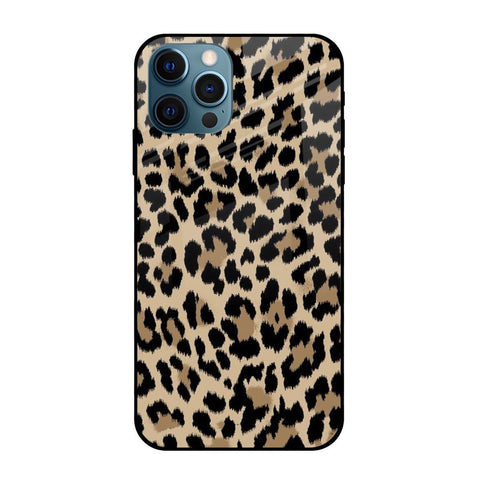 Leopard Seamless iPhone 12 Pro Glass Cases & Covers Online