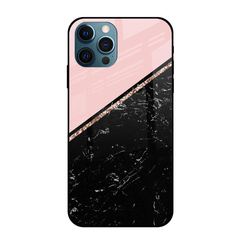 Marble Texture Pink iPhone 12 Pro Glass Cases & Covers Online