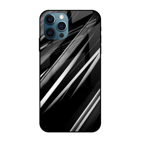 Black & Grey Gradient iPhone 12 Pro Glass Cases & Covers Online