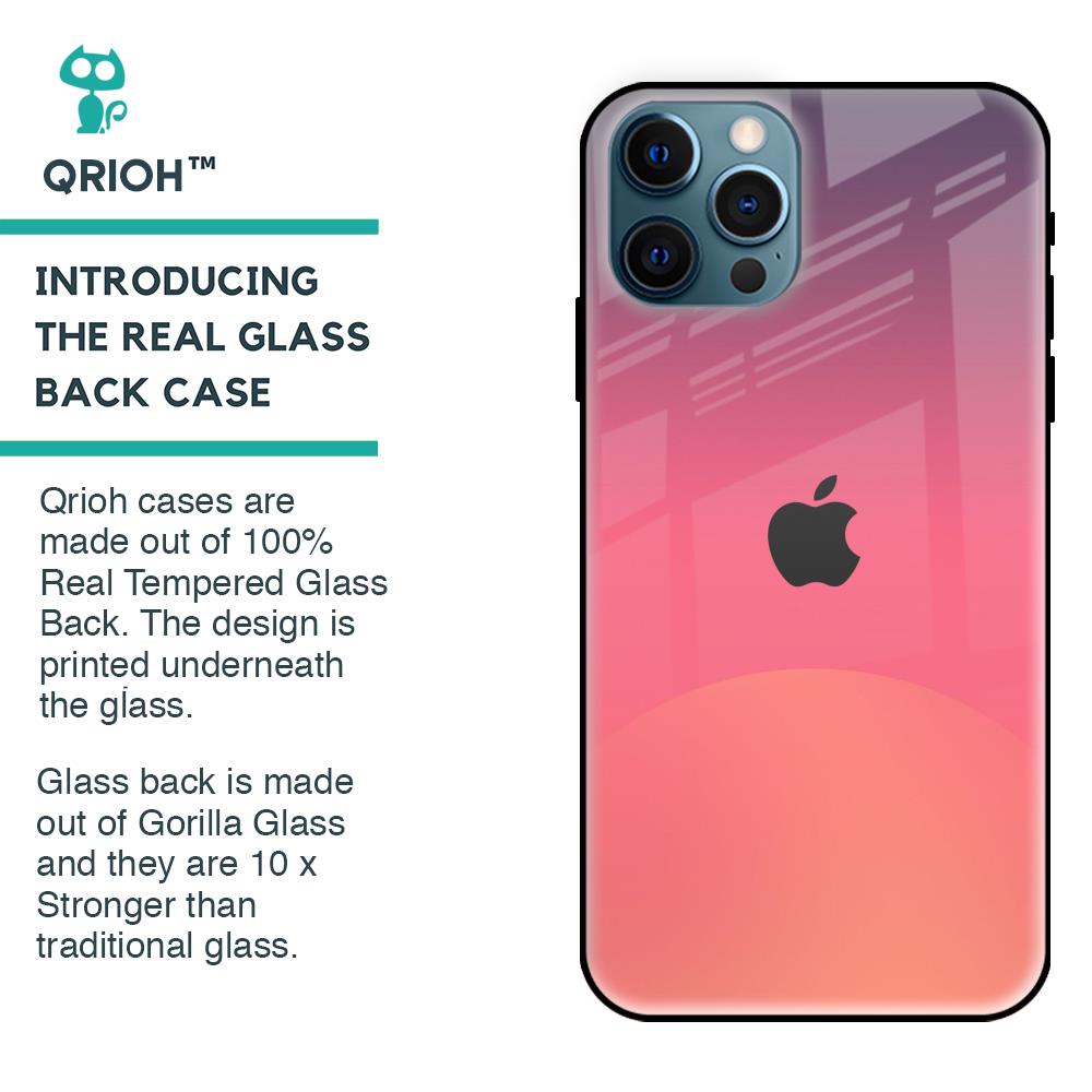Sunset Orange Glass Case for iPhone 12 Pro