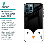Cute Penguin Glass Case for iPhone 12 Pro