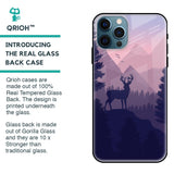 Deer In Night Glass Case For iPhone 12 Pro