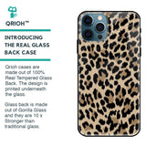 Leopard Seamless Glass Case For iPhone 12 Pro