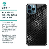 Dark Abstract Pattern Glass Case For iPhone 12 Pro