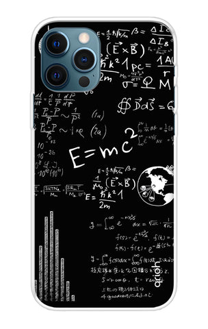 Equation Doodle iPhone 12 Pro Back Cover