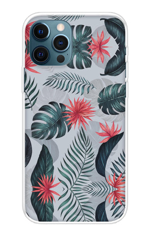 Retro Floral Leaf iPhone 12 Pro Back Cover