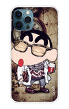 Nerdy Shinchan iPhone 12 Pro Back Cover