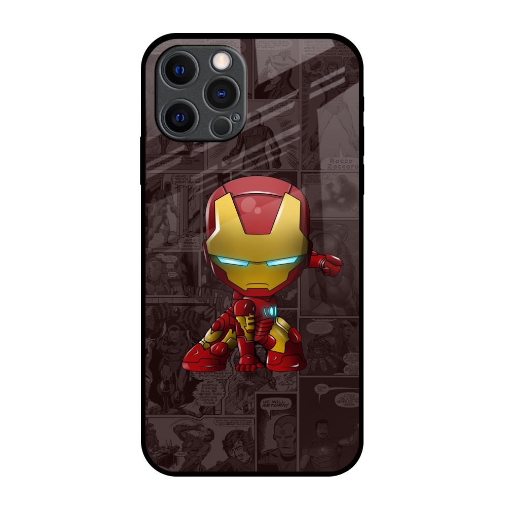 Angry Baby Super Hero iPhone 12 Pro Max Glass Back Cover Online
