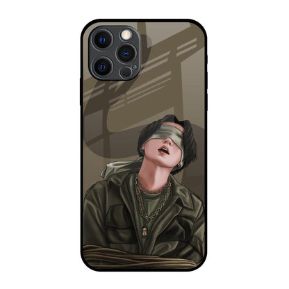 Blind Fold iPhone 12 Pro Max Glass Back Cover Online