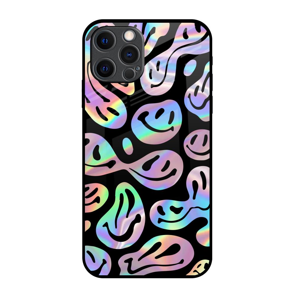 Acid Smile iPhone 12 Pro Max Glass Back Cover Online