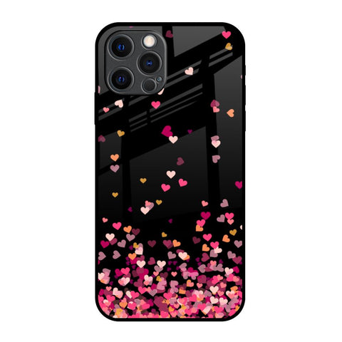 Heart Rain Fall iPhone 12 Pro Max Glass Back Cover Online