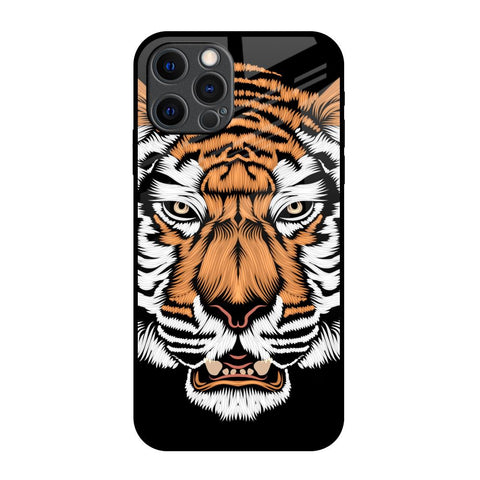 Angry Tiger iPhone 12 Pro Max Glass Back Cover Online