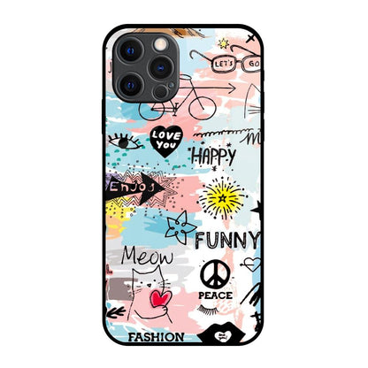 Just For You iPhone 12 Pro Max Glass Back Cover Online