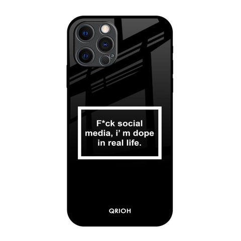 Dope In Life iPhone 12 Pro Max Glass Back Cover Online