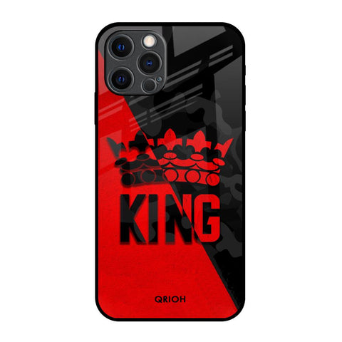I Am A King iPhone 12 Pro Max Glass Back Cover Online