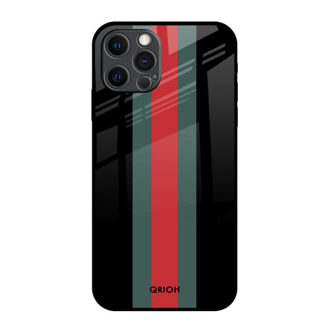 Vertical Stripes iPhone 12 Pro Max Glass Back Cover Online