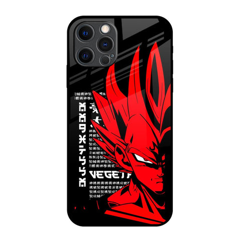 Red Vegeta iPhone 12 Pro Max Glass Back Cover Online