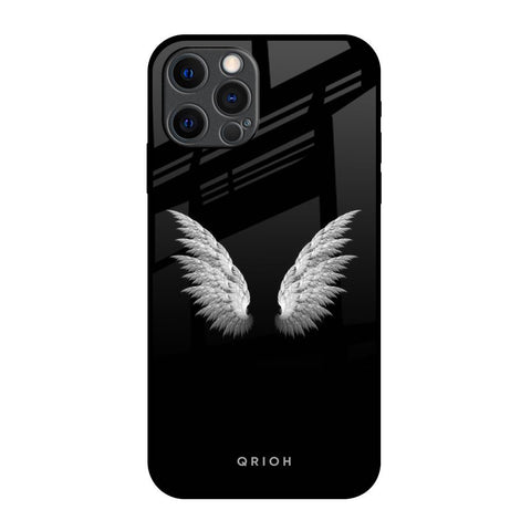 White Angel Wings iPhone 12 Pro Max Glass Back Cover Online