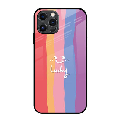 Lucky Abstract iPhone 12 Pro Max Glass Back Cover Online