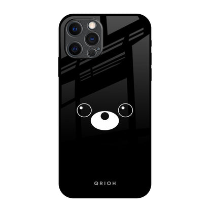 Cute Bear iPhone 12 Pro Max Glass Back Cover Online