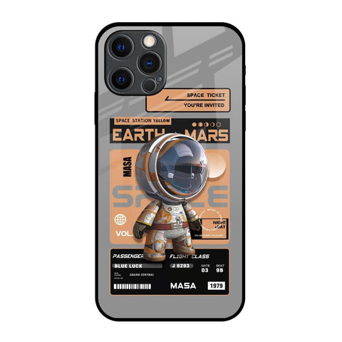 Space Ticket iPhone 12 Pro Max Glass Back Cover Online
