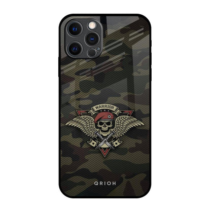 Army Warrior iPhone 12 Pro Max Glass Back Cover Online