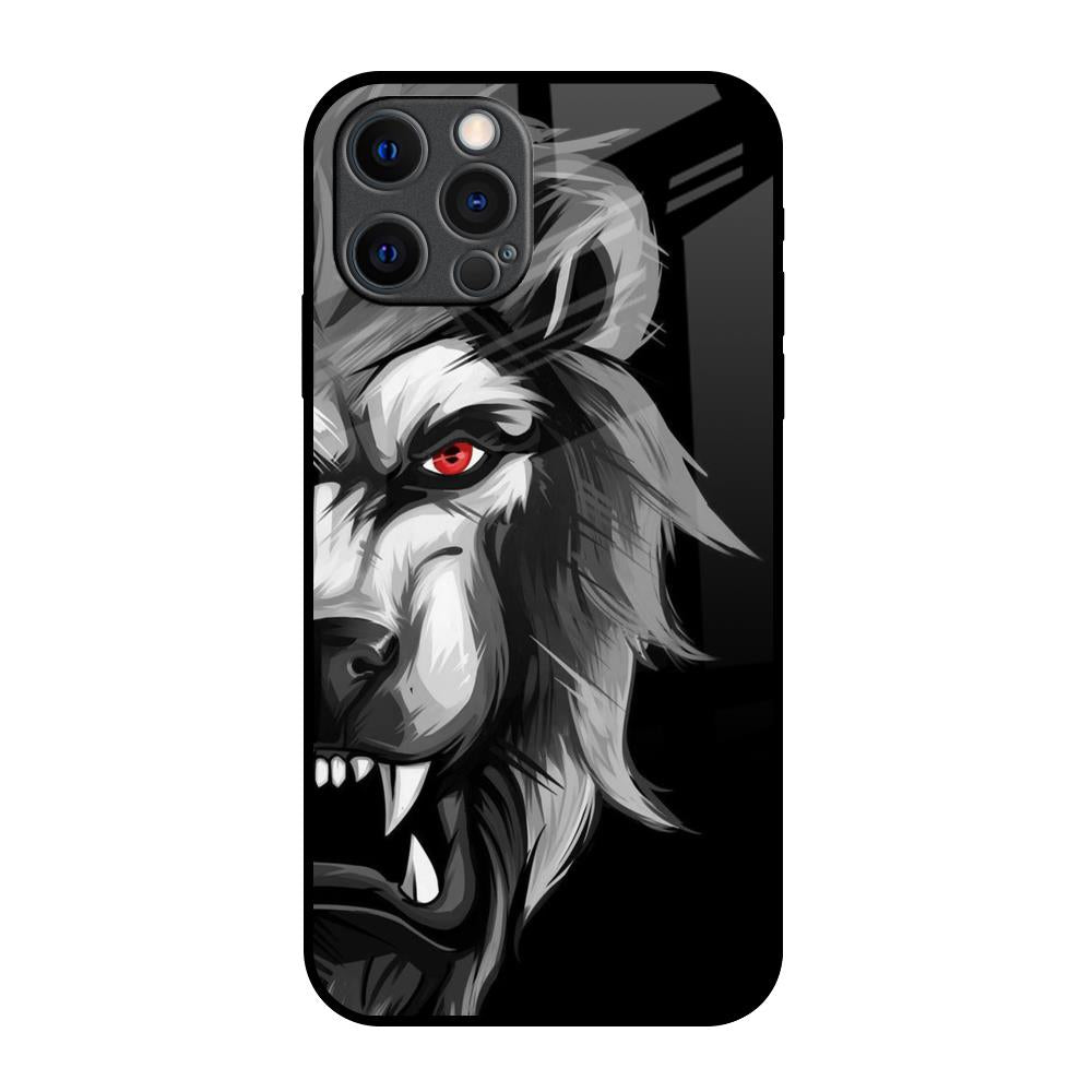 Wild Lion iPhone 12 Pro Max Glass Back Cover Online