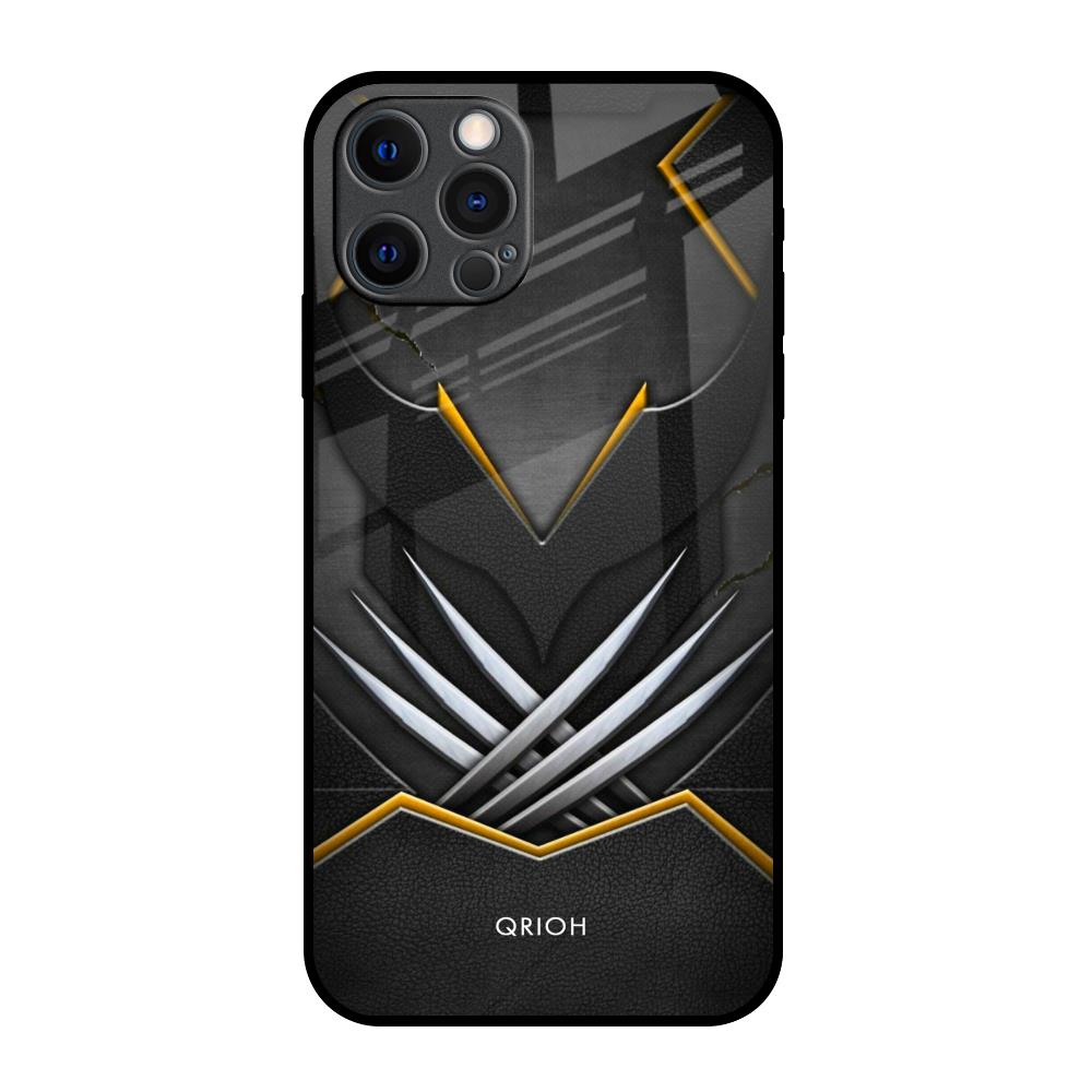 Black Warrior iPhone 12 Pro Max Glass Back Cover Online