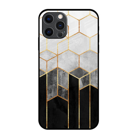 Tricolor Pattern iPhone 12 Pro Max Glass Back Cover Online