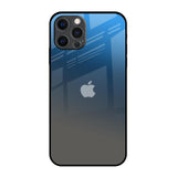 Blue Grey Ombre iPhone 12 Pro Max Glass Back Cover Online
