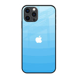 Wavy Blue Pattern iPhone 12 Pro Max Glass Back Cover Online