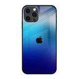 Blue Rhombus Pattern iPhone 12 Pro Max Glass Back Cover Online