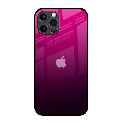 Purple Ombre Pattern iPhone 12 Pro Max Glass Back Cover Online