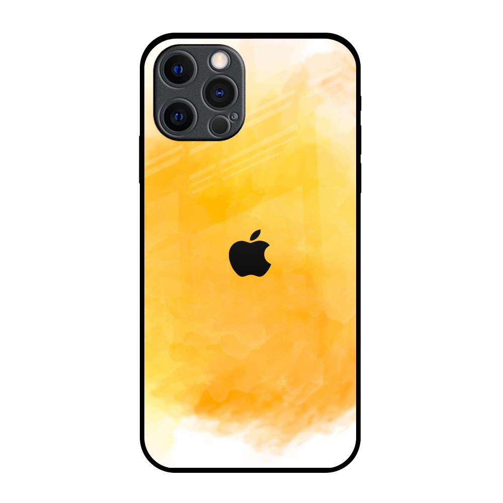 Rustic Orange iPhone 12 Pro Max Glass Back Cover Online