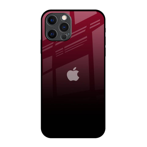 Wine Red iPhone 12 Pro Max Glass Back Cover Online
