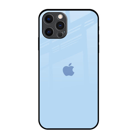 Pastel Sky Blue iPhone 12 Pro Max Glass Back Cover Online