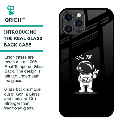 Peace Out Astro Glass Case for iPhone 12 Pro Max