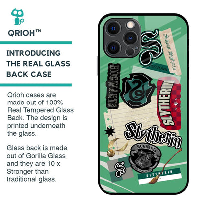 Slytherin Glass Case for iPhone 12 Pro Max