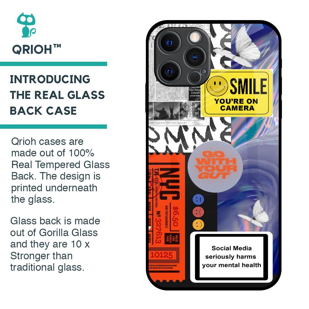 Smile for Camera Glass Case for iPhone 12 Pro Max